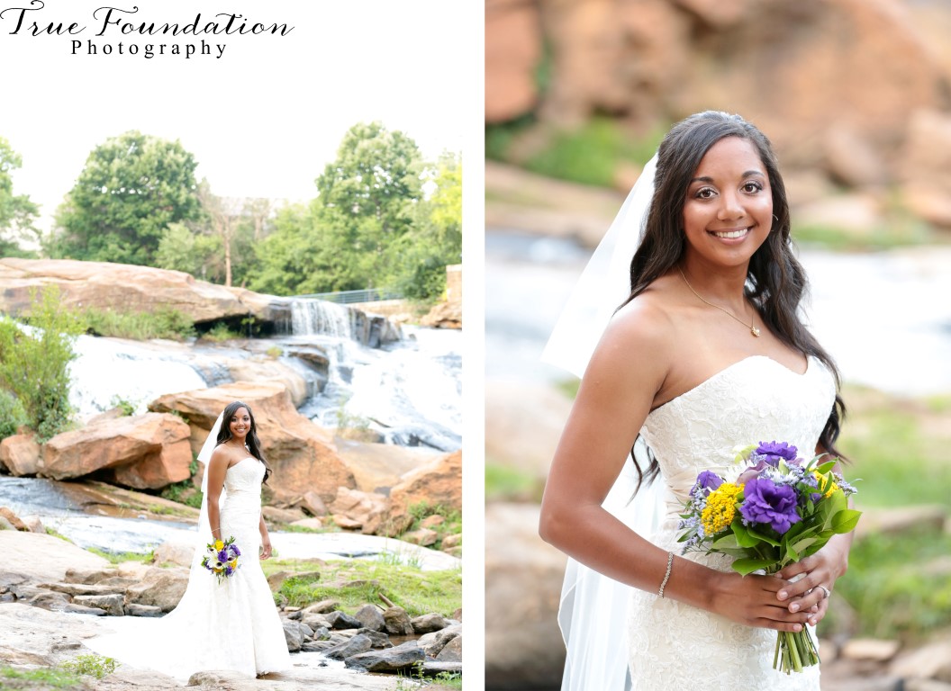 Bridal Photography at Falls Park Greenville, SC Wedding (Medium)