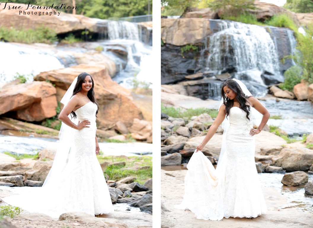 Bride at Falls Park, Greenville, SC Bridal Photography and Wedding Photography (Medium)