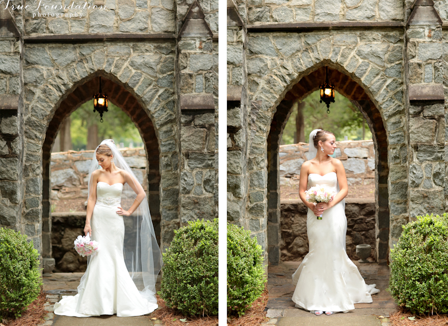 Hendersonville-North-Carolina-Wedding-Photo-Photography-Bridal-Portrait-Pose-Stone-Church-Venue-Kate-Spade