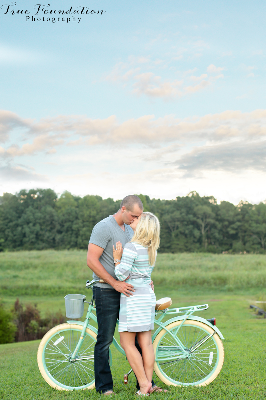 Engagement-Photography-Shelby-North-Carolina-Photographer-Wedding-Inspiration-Fire-Fighter-Man-Station-Red-Yellow-American-sky-sunset