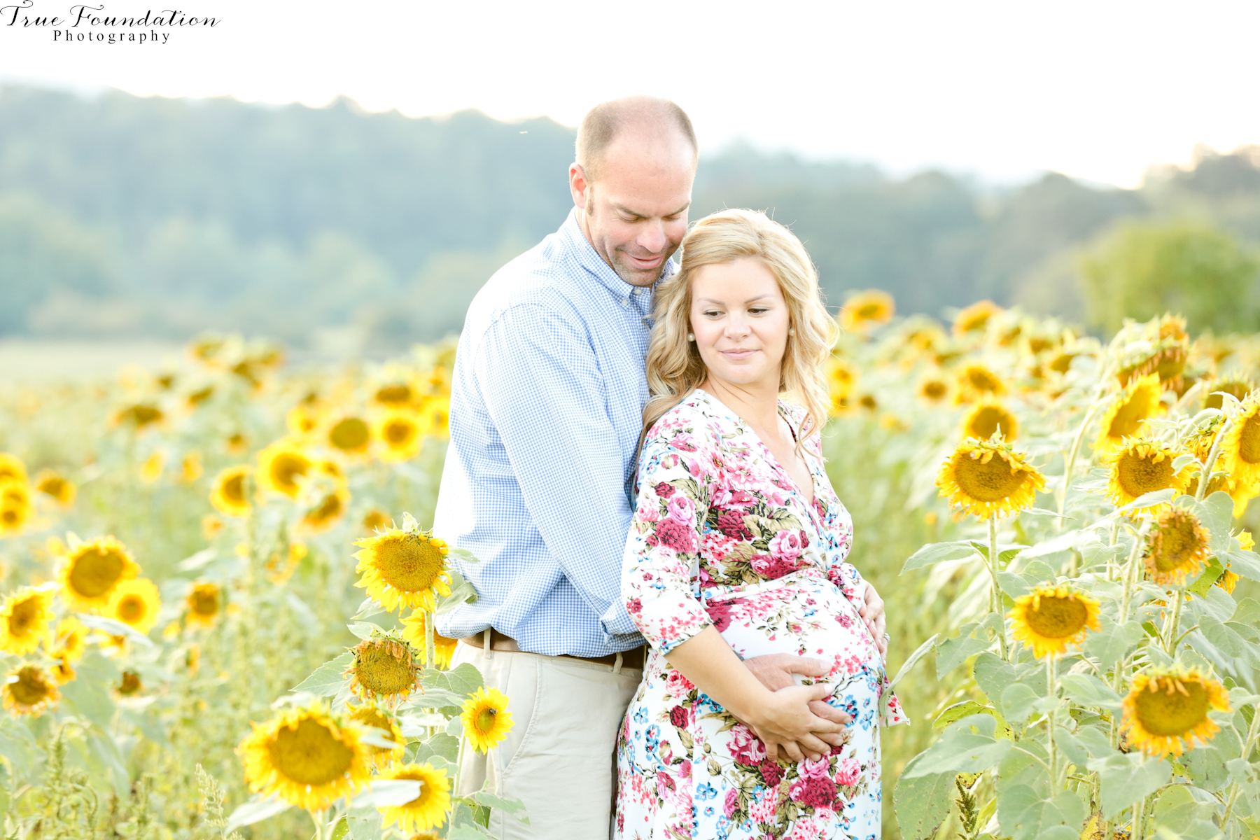 hendersonville-asheville-nc-maternity-photographer-photography-biltmore-estate-house-antler-hill-village-sunflowers-blooms-photos-blush-pink-dress-greenvi-6