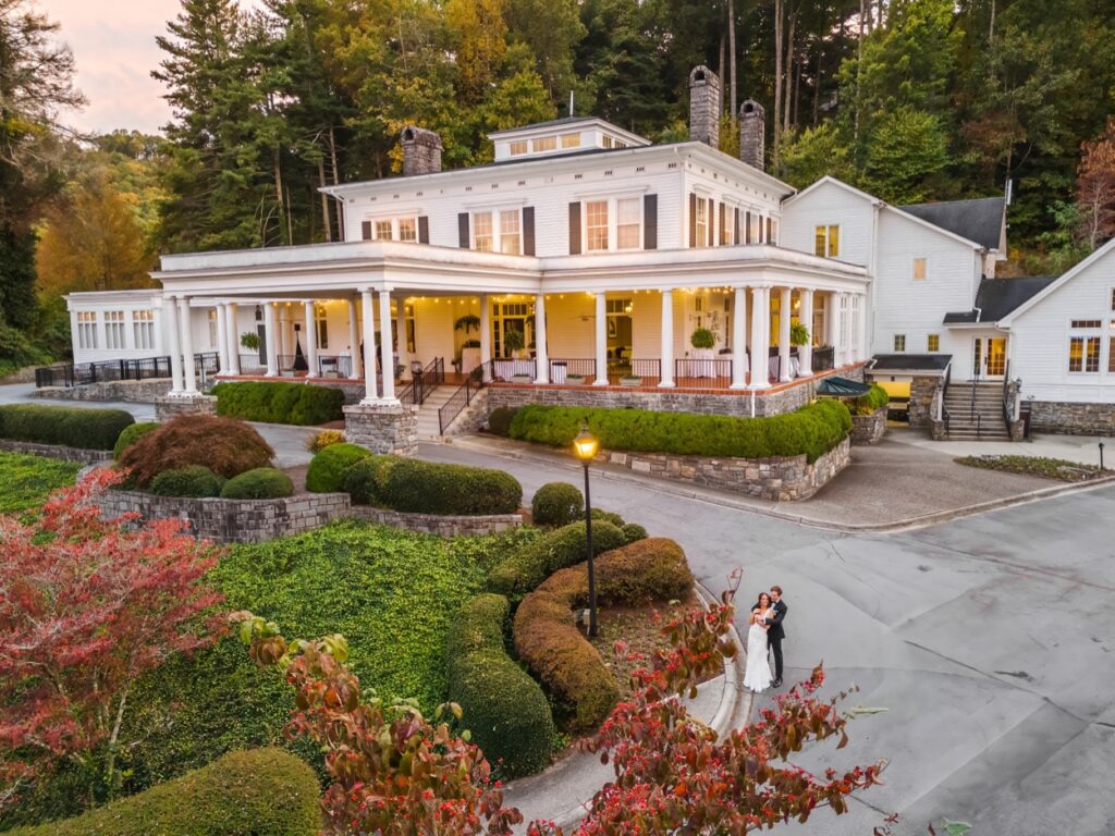 Kenmure Country Club wedding at sunset